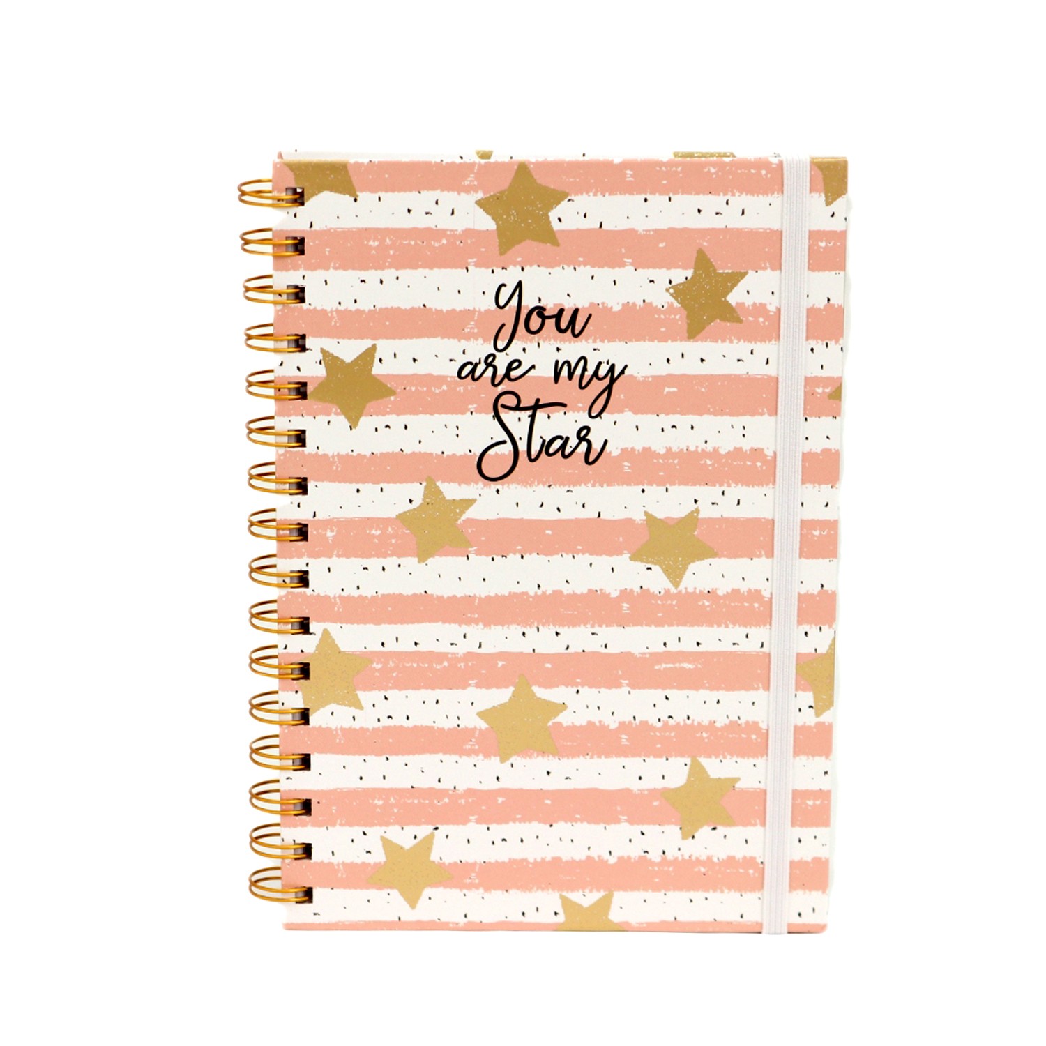 Be Cool notes sa zvezdicama roze A5 