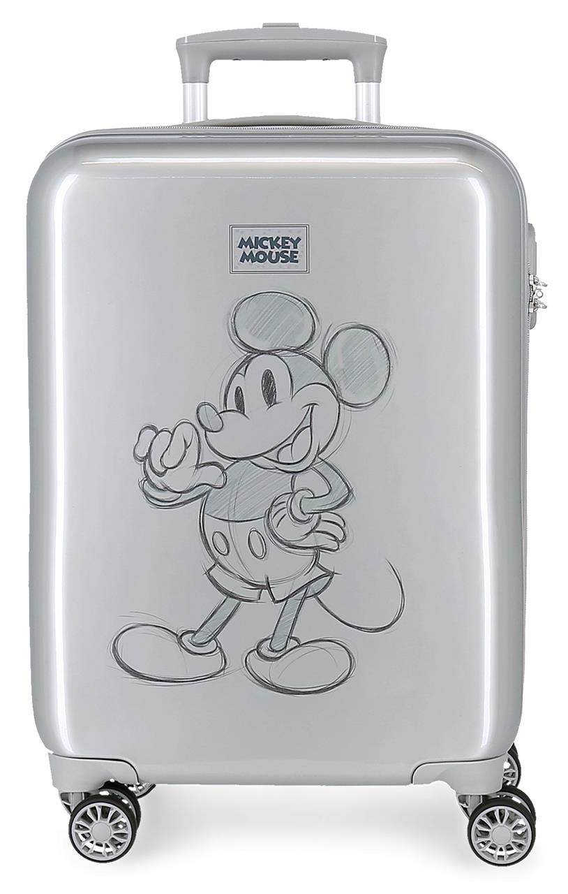 Abs kofer 55cm sa 4 točkića disney mickey siva