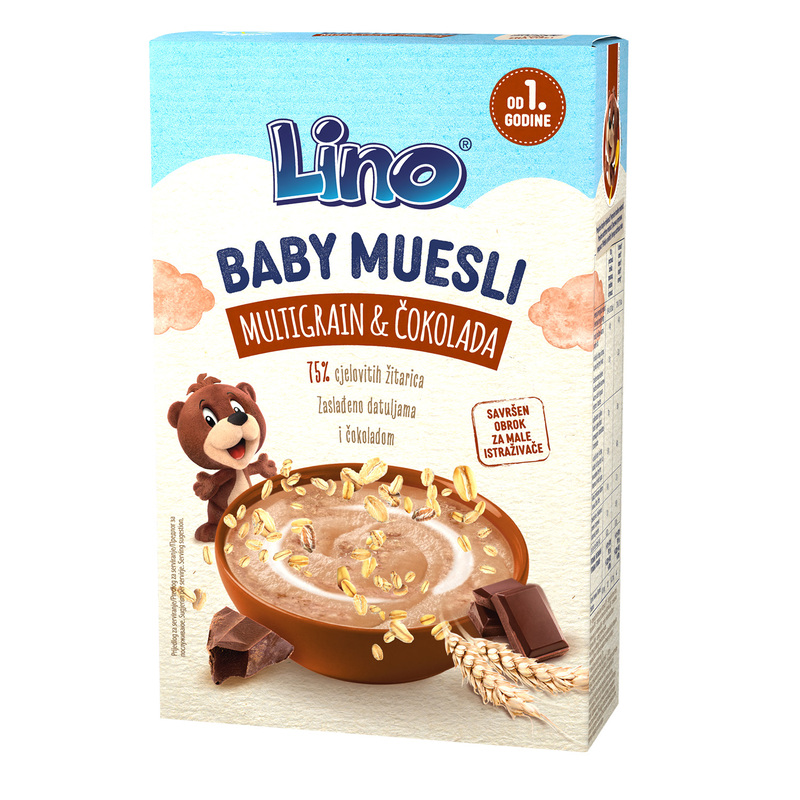 Lino baby musli multigrain & čoko 150g