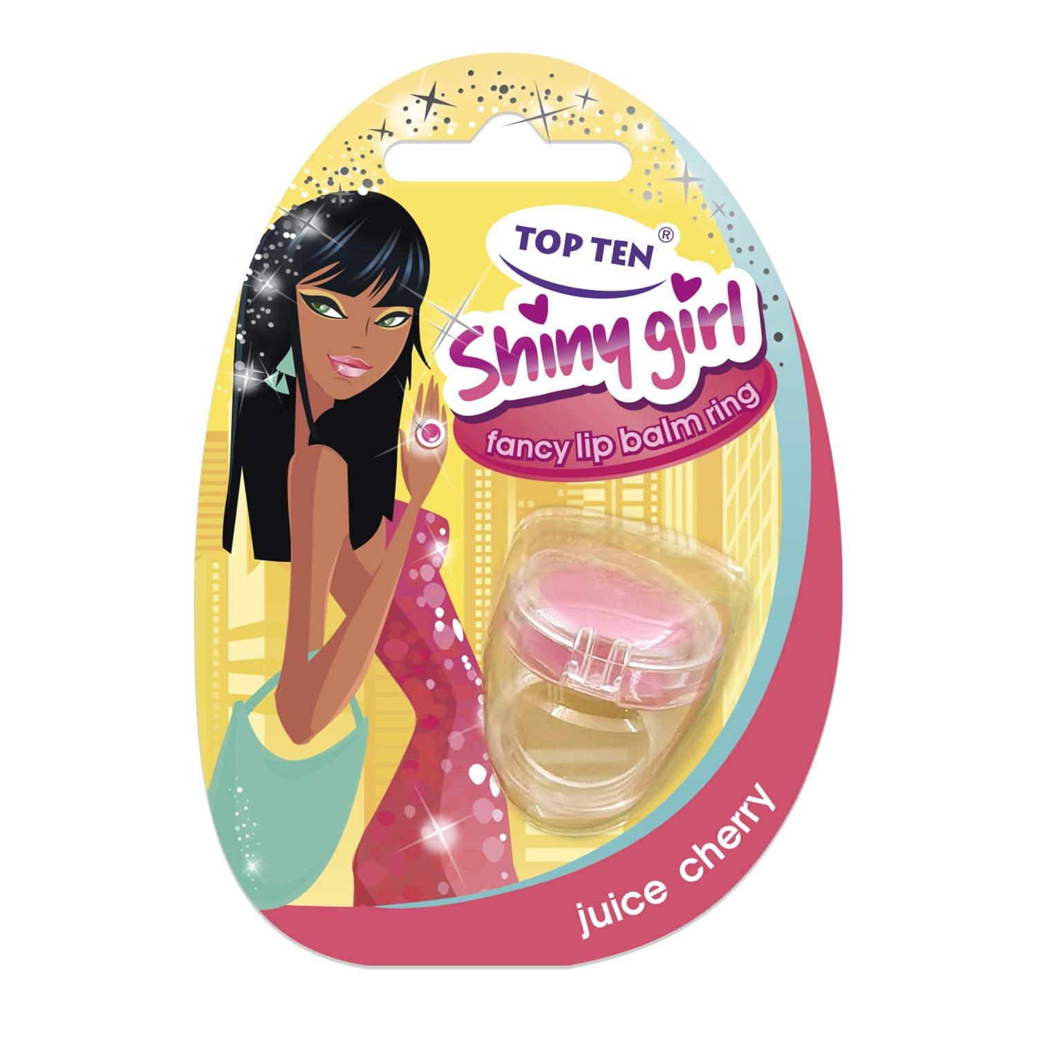 Top Ten shiny girl cherry balzam za usne, 1kom