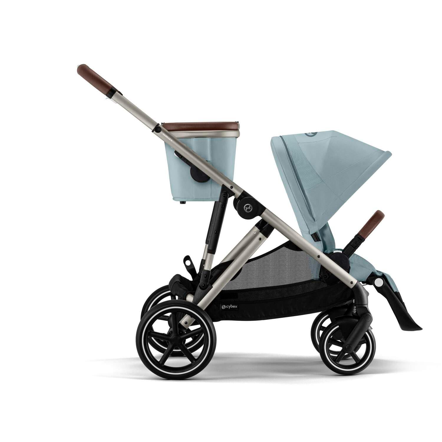 Cybex kolica Gazelle, Stormy Blue (taupe ram)