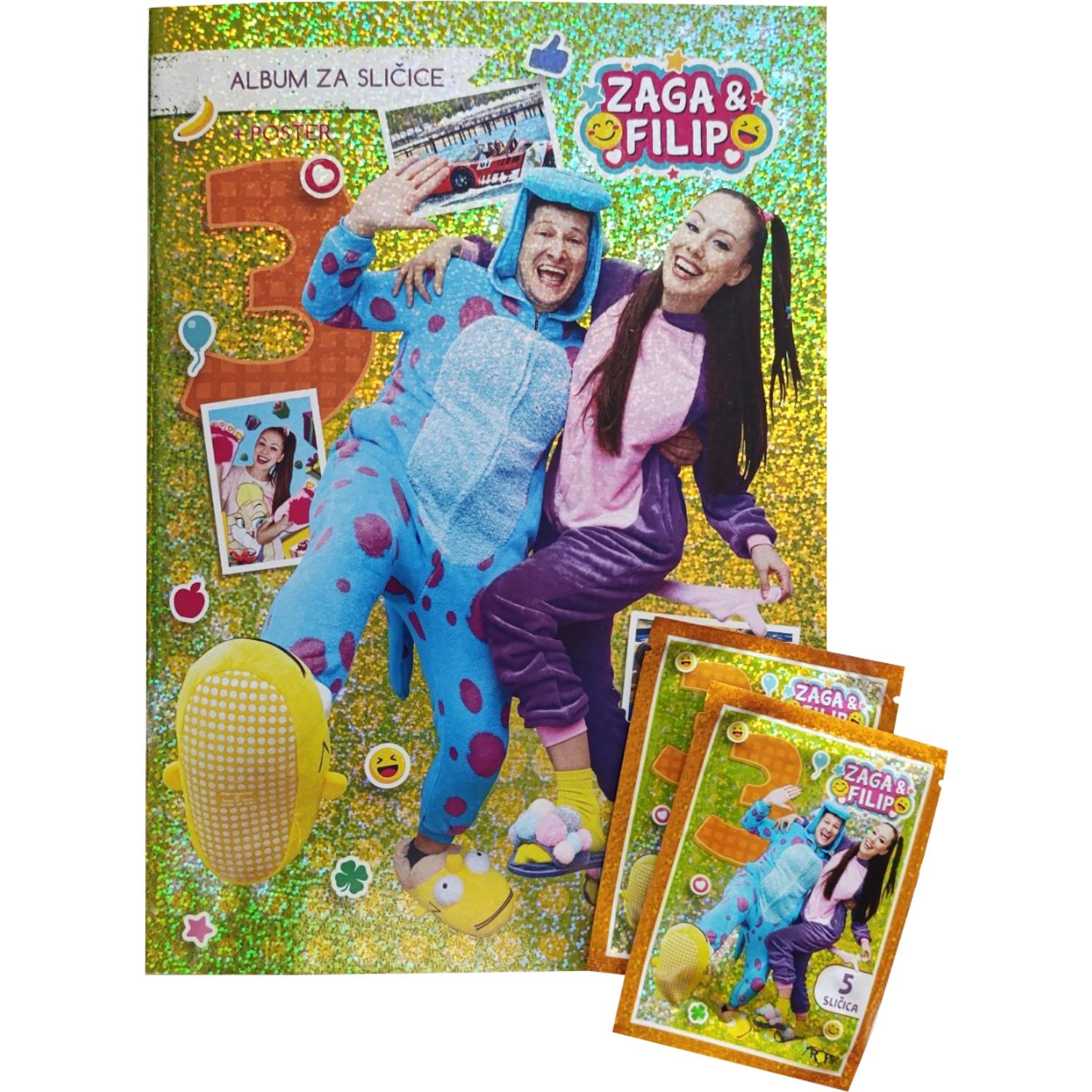 Zaga i Filip album za sličice 