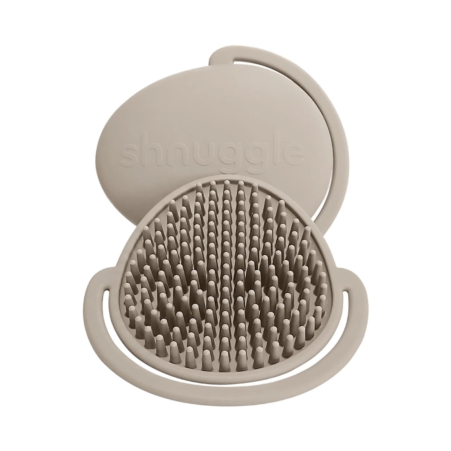 Shnuggle meka silikonska četka za kupanje, Taupe