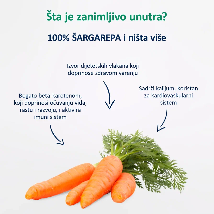 Fleur Alpine organski pire sa šargarepom 90g 