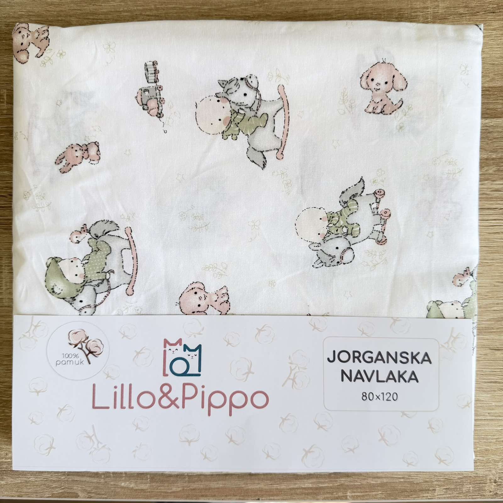 Lillo&Pippo jorganska navlaka Konjići, 80x120cm 