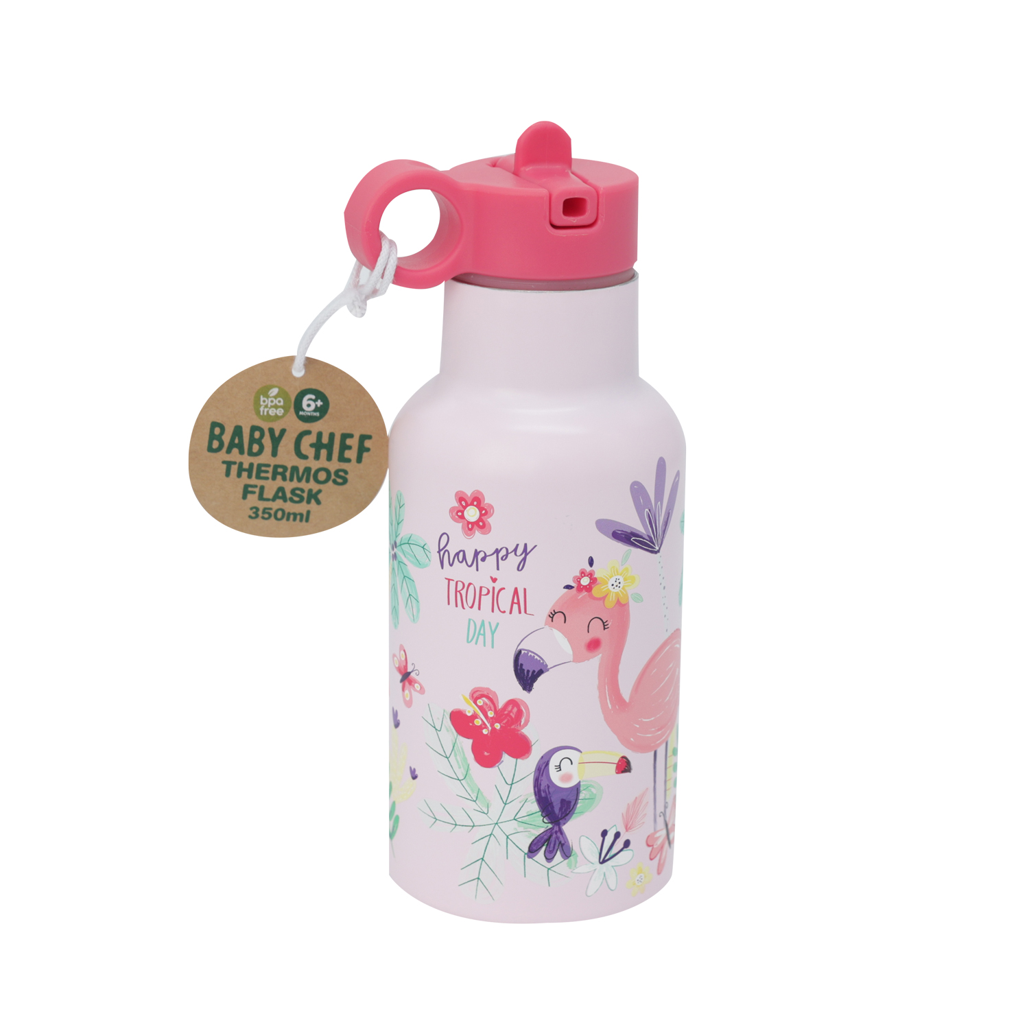 Baby Chef termos flamingo 350ml