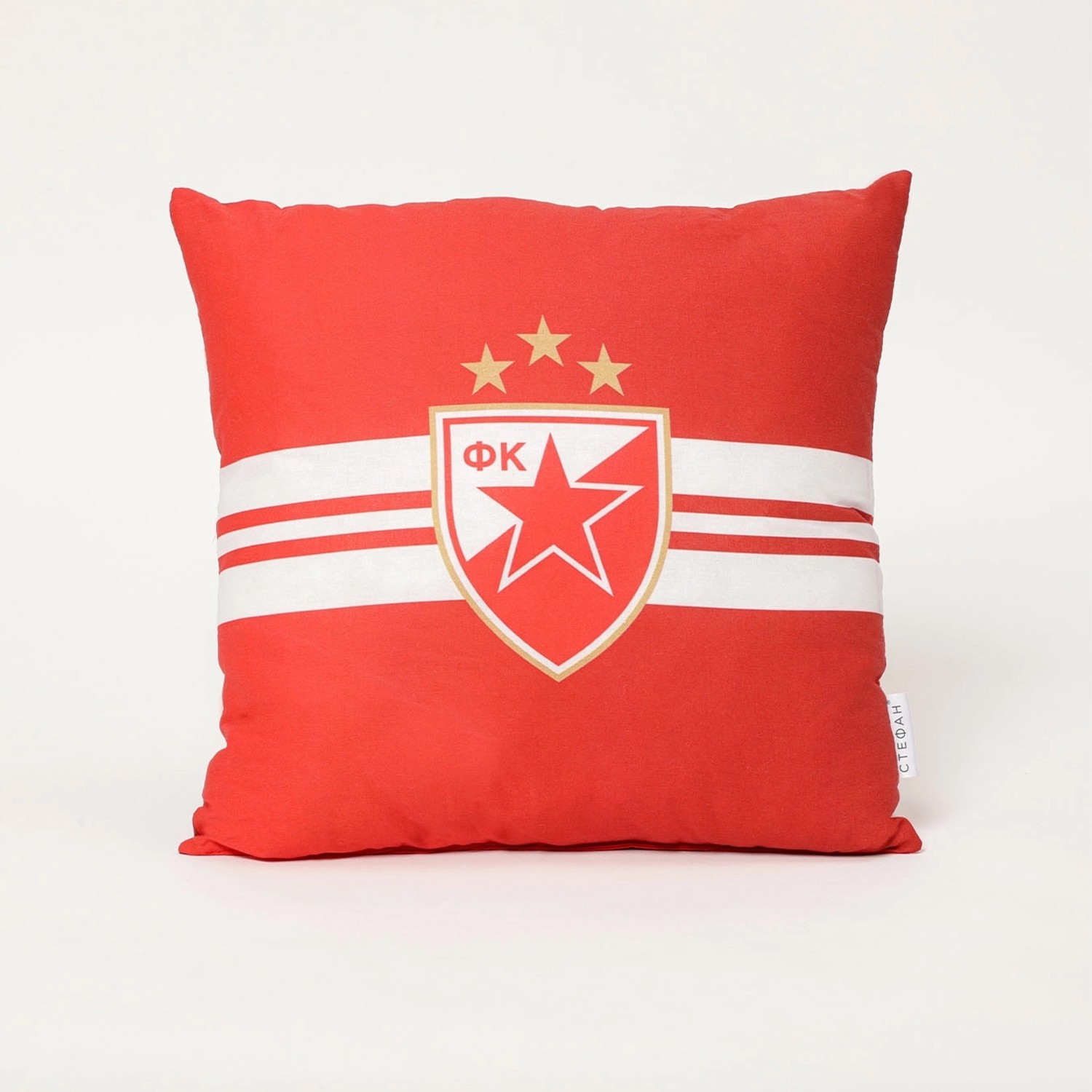 Stefan ukrasni jastuk Crvena Zvezda, 40x40cm