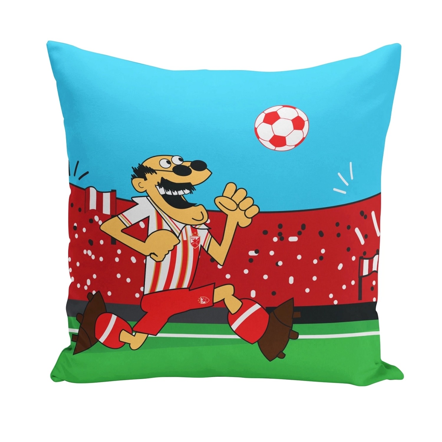 Stefan ukrasni jastuk Crvena Zvezda, 40x40cm 