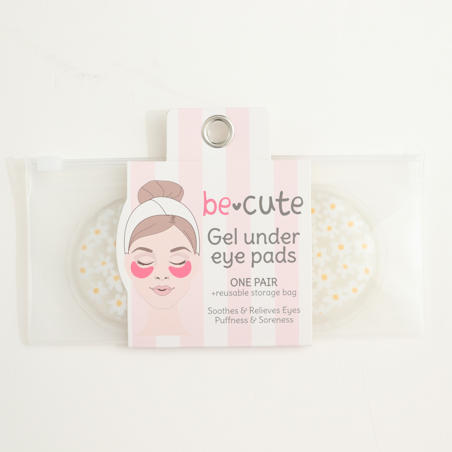Be Cute Okrugli jastučić za oči, cvetić