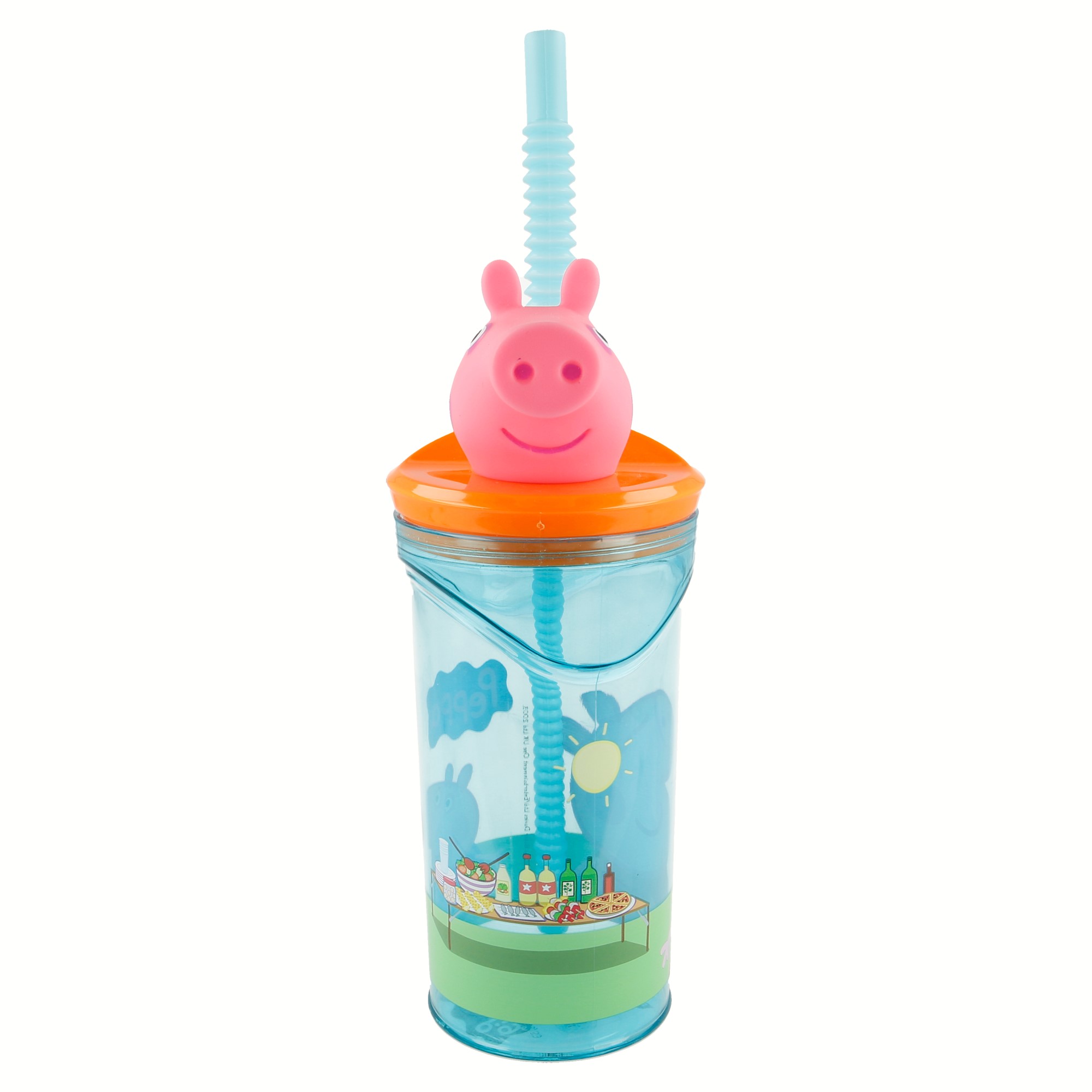 Stor flašica sa 3D figurom 360ml, Peppa Pig