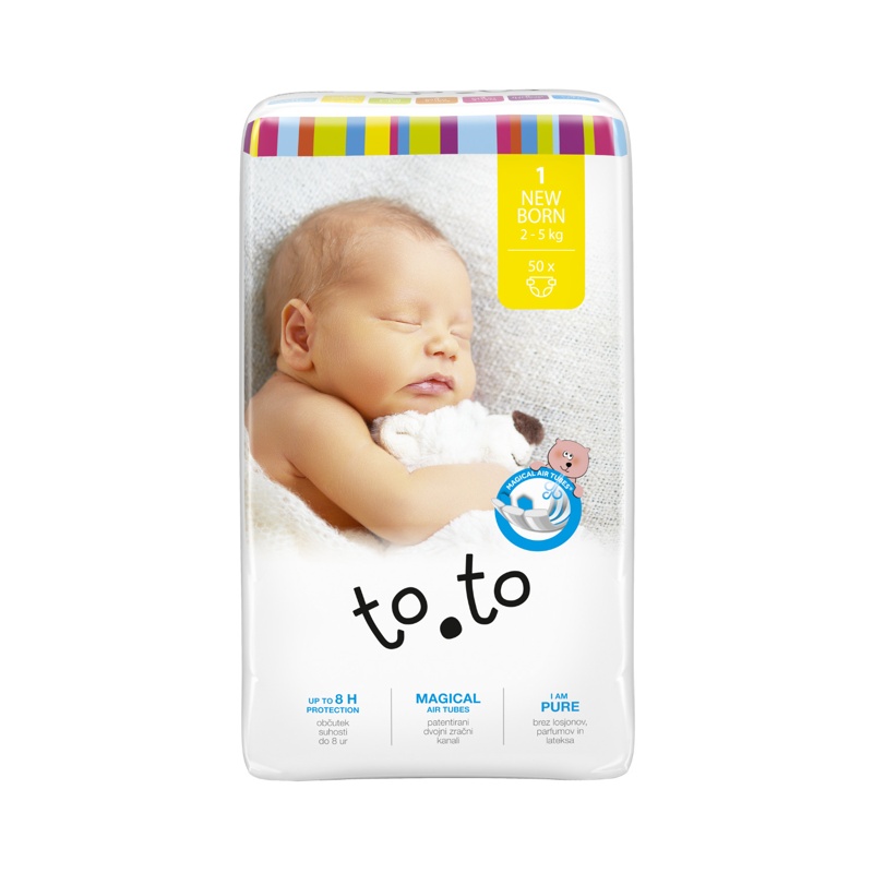 To To pelene new born 2-5kg, 50kom 