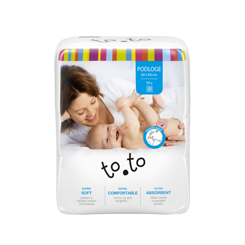 To To podloga za bebe 60x60, 10 kom