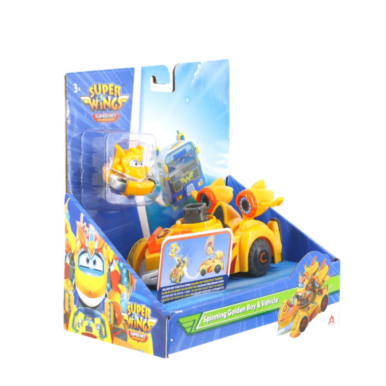 Super Wings Rotacioni Golden Boy i vozilo