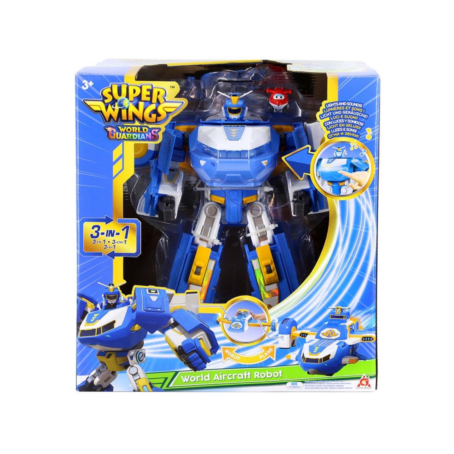 Super Wings transformacija svetski robot avion