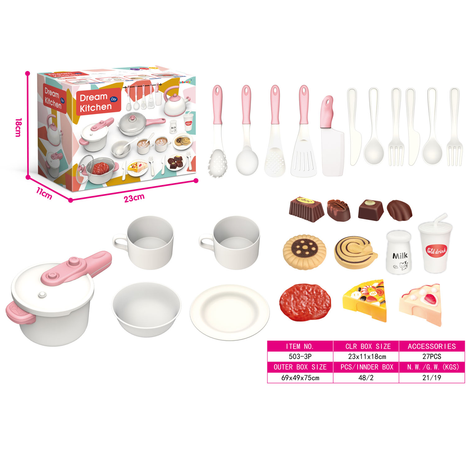 HK Mini igračka kuhinjski set 