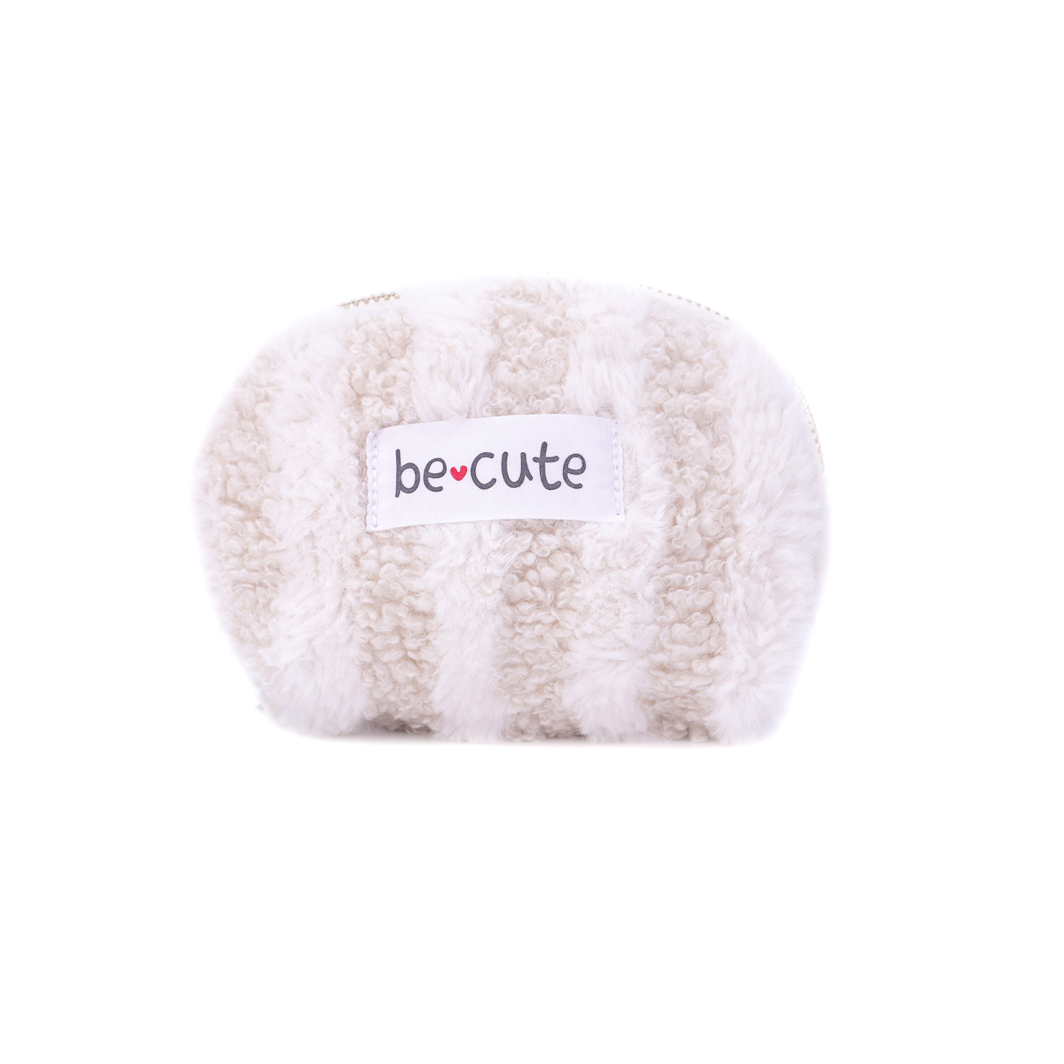 Be Cute plišani neseser bež/beli S 