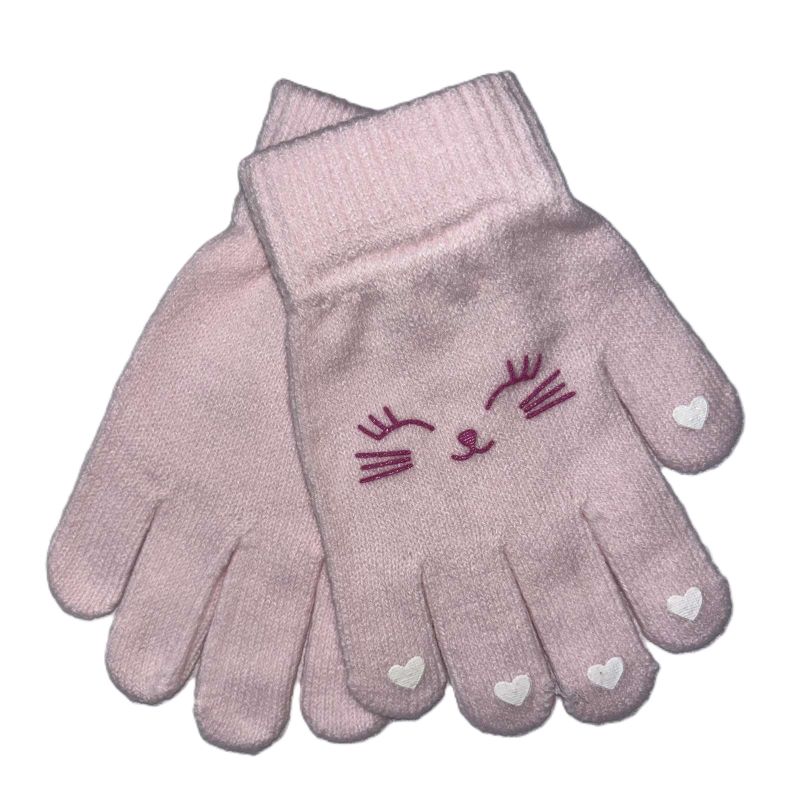 Lillo&Pippo zimske rukavice maca, roze