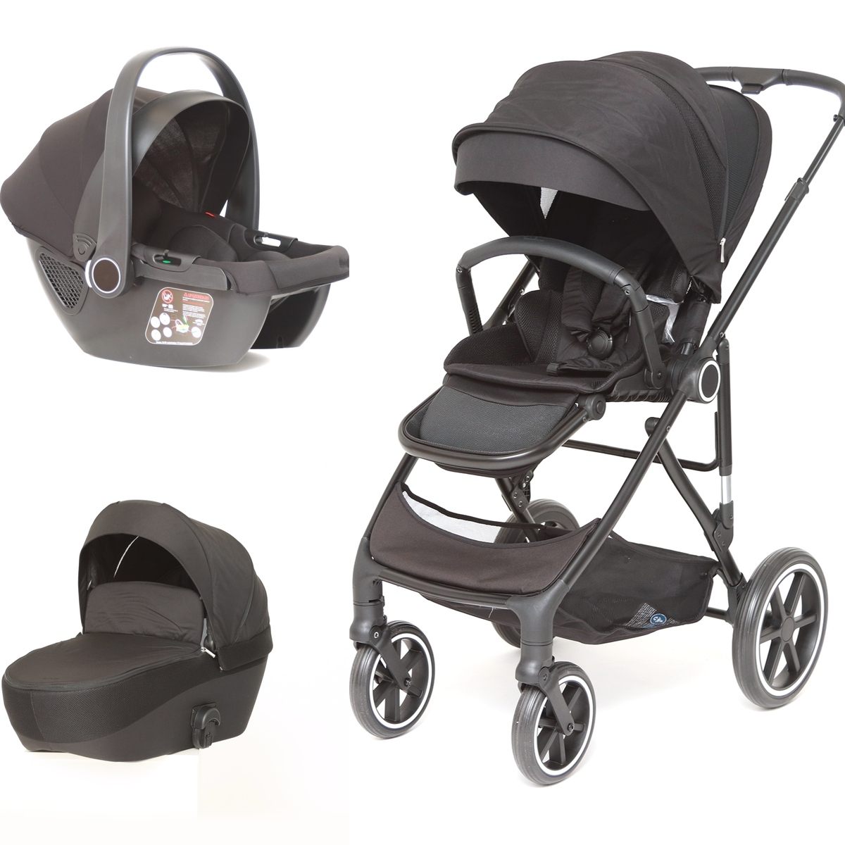 Puerri trio sistem Modera, Black