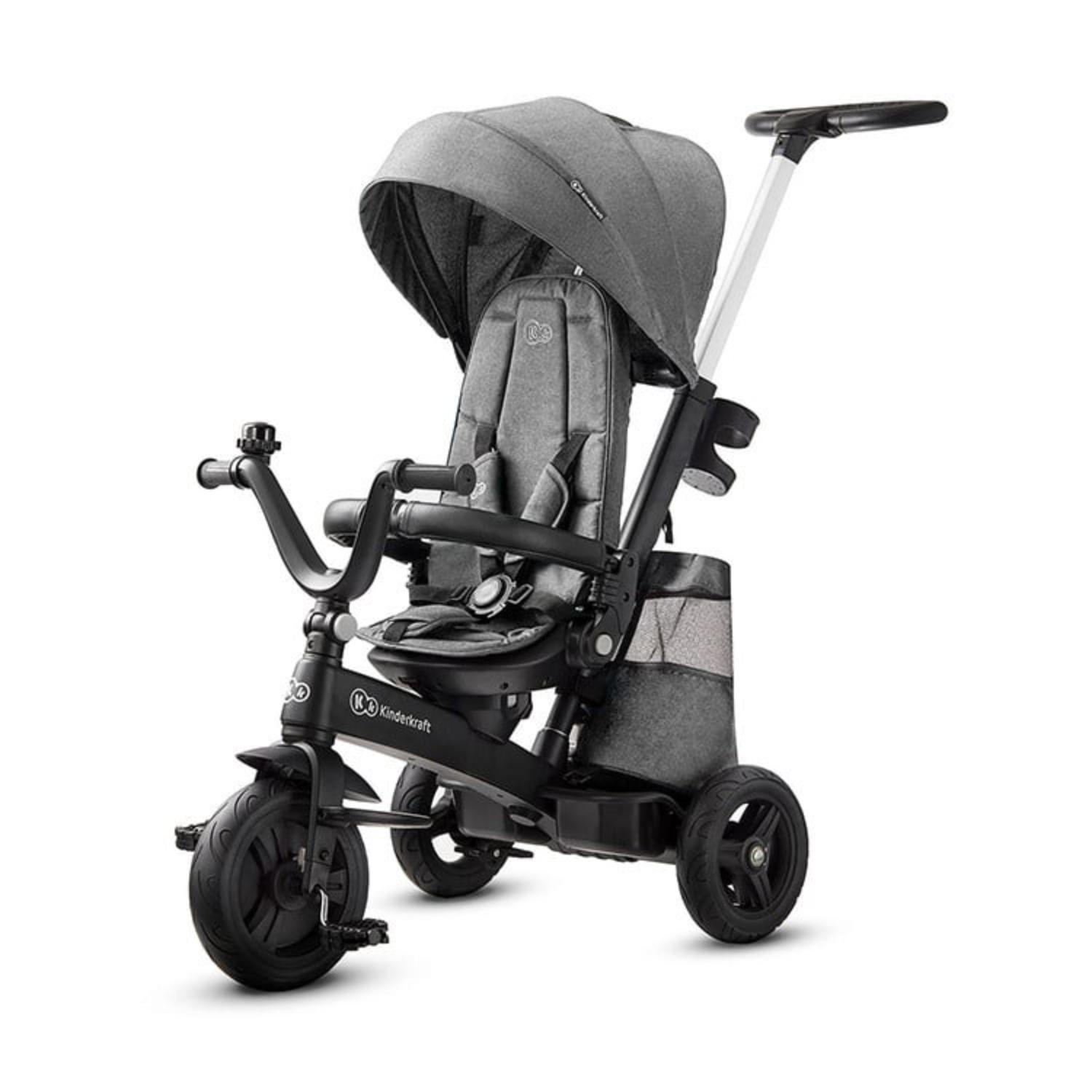 Kinderkraft tricikl Easy Twist 2u1 Platinum Grey