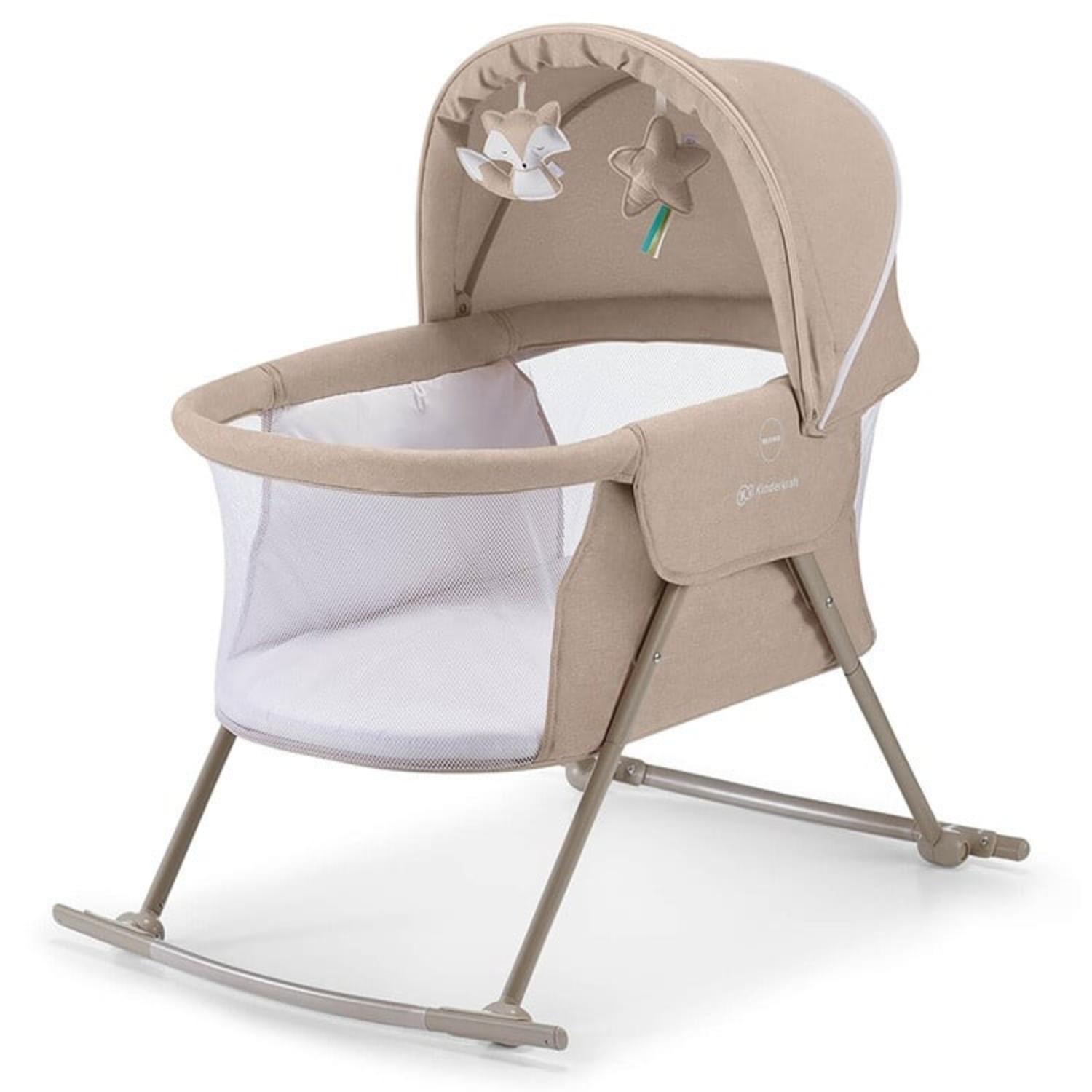 Kinderkraft prenosivi krevetac kolevka Lovi Beige 