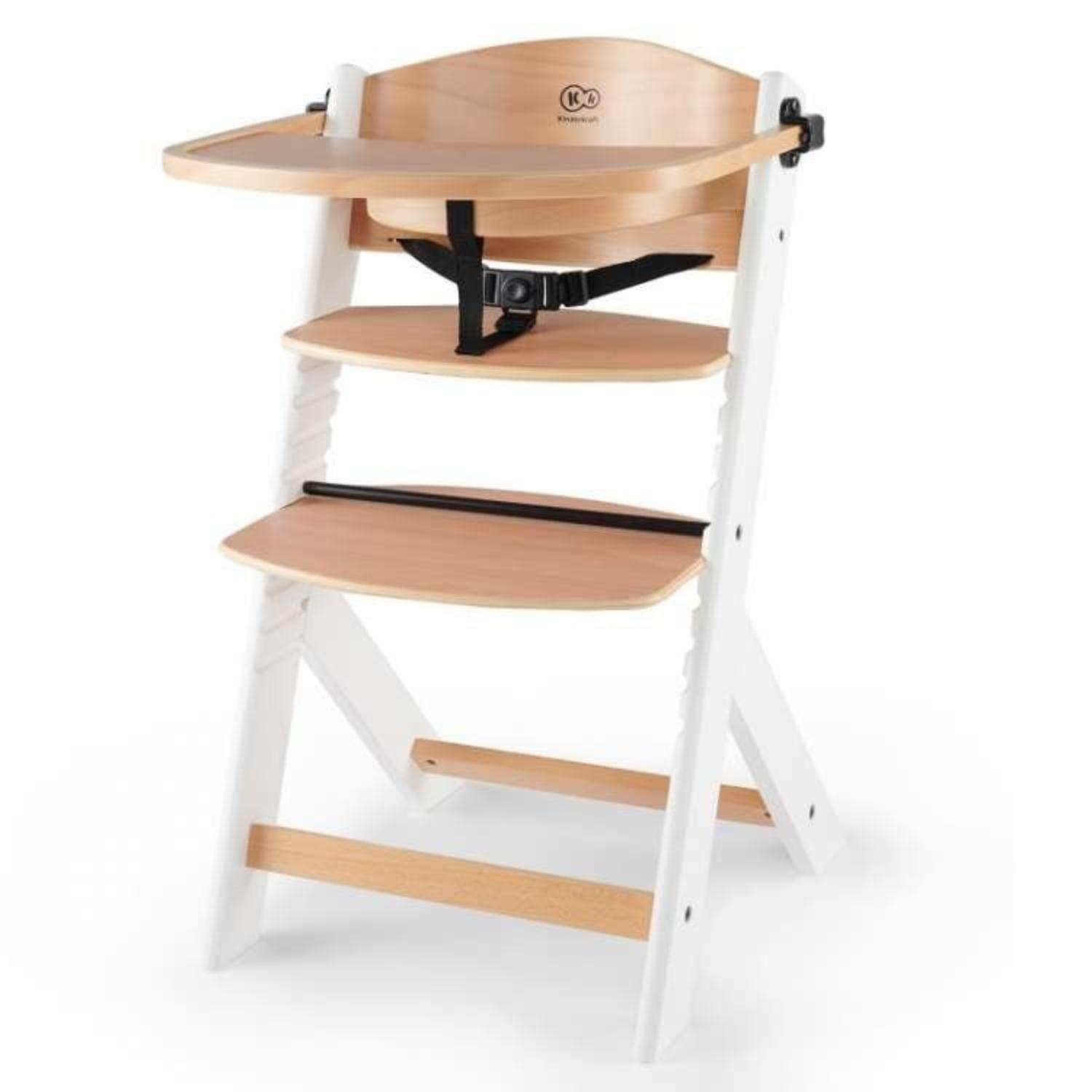 Kinderkraft hranilica Enock 2u1 Natur White
