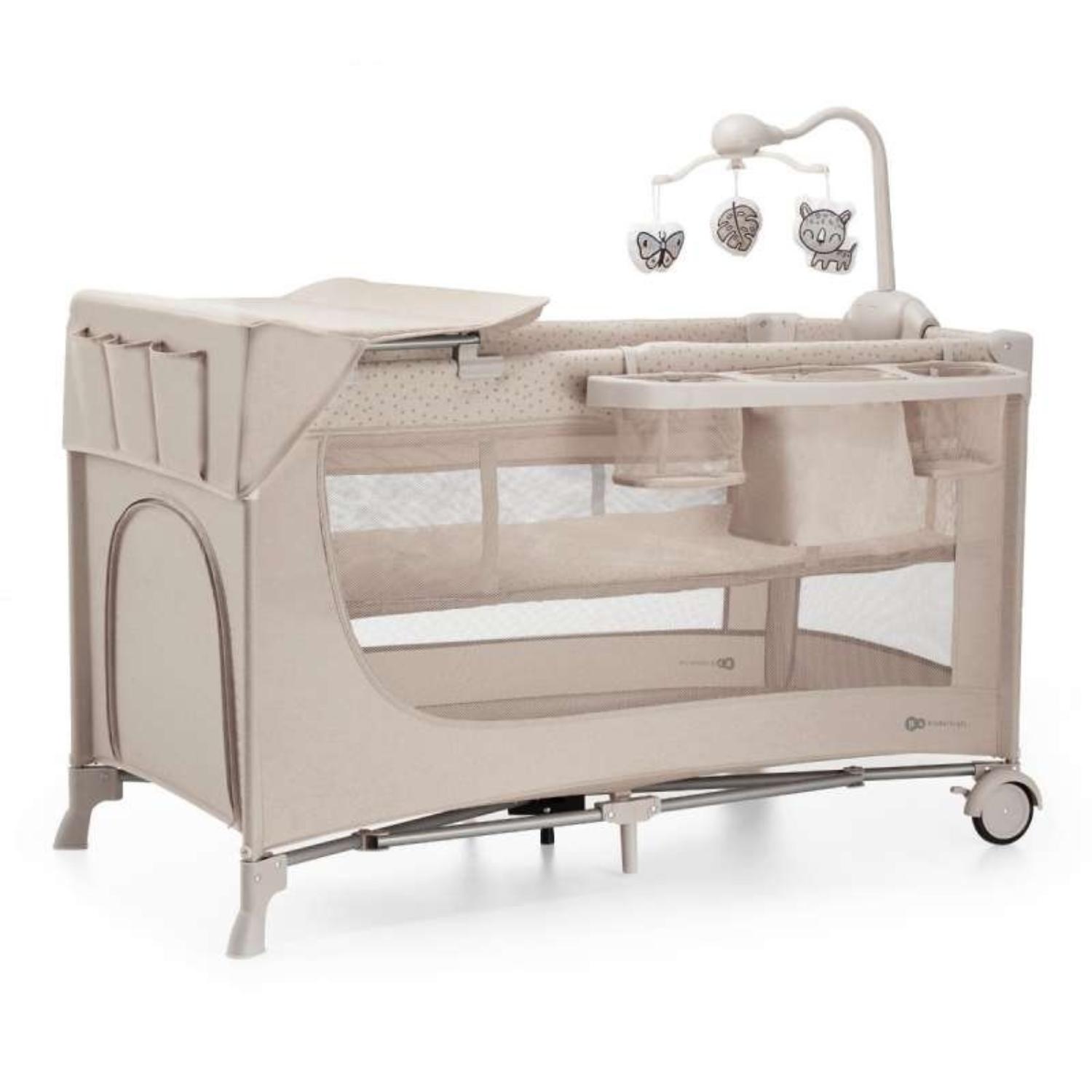 Kinderkraft prenosivi krevetac I dodaci Joy2 Beige