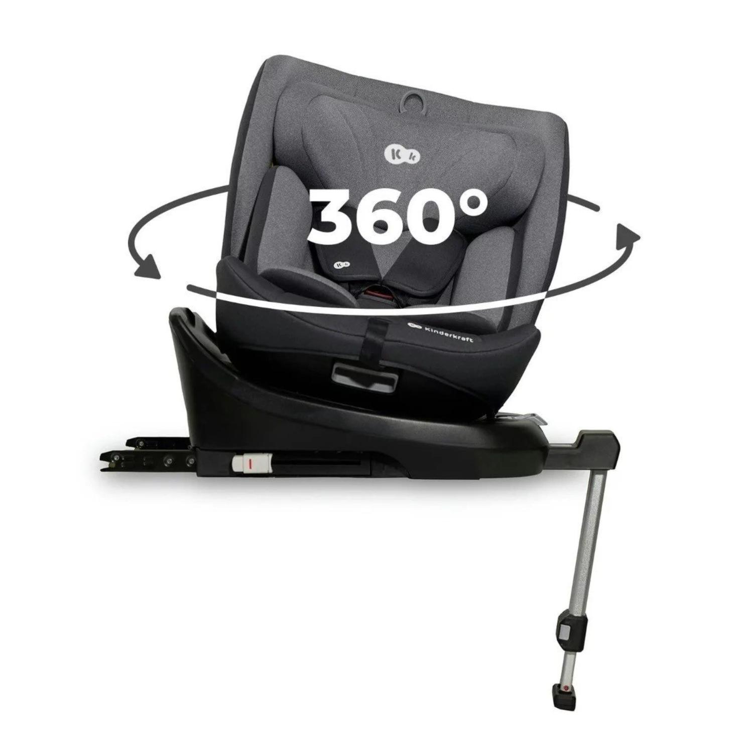 Kinderkraft a-s I-360 (40-150cm) i-size Gray