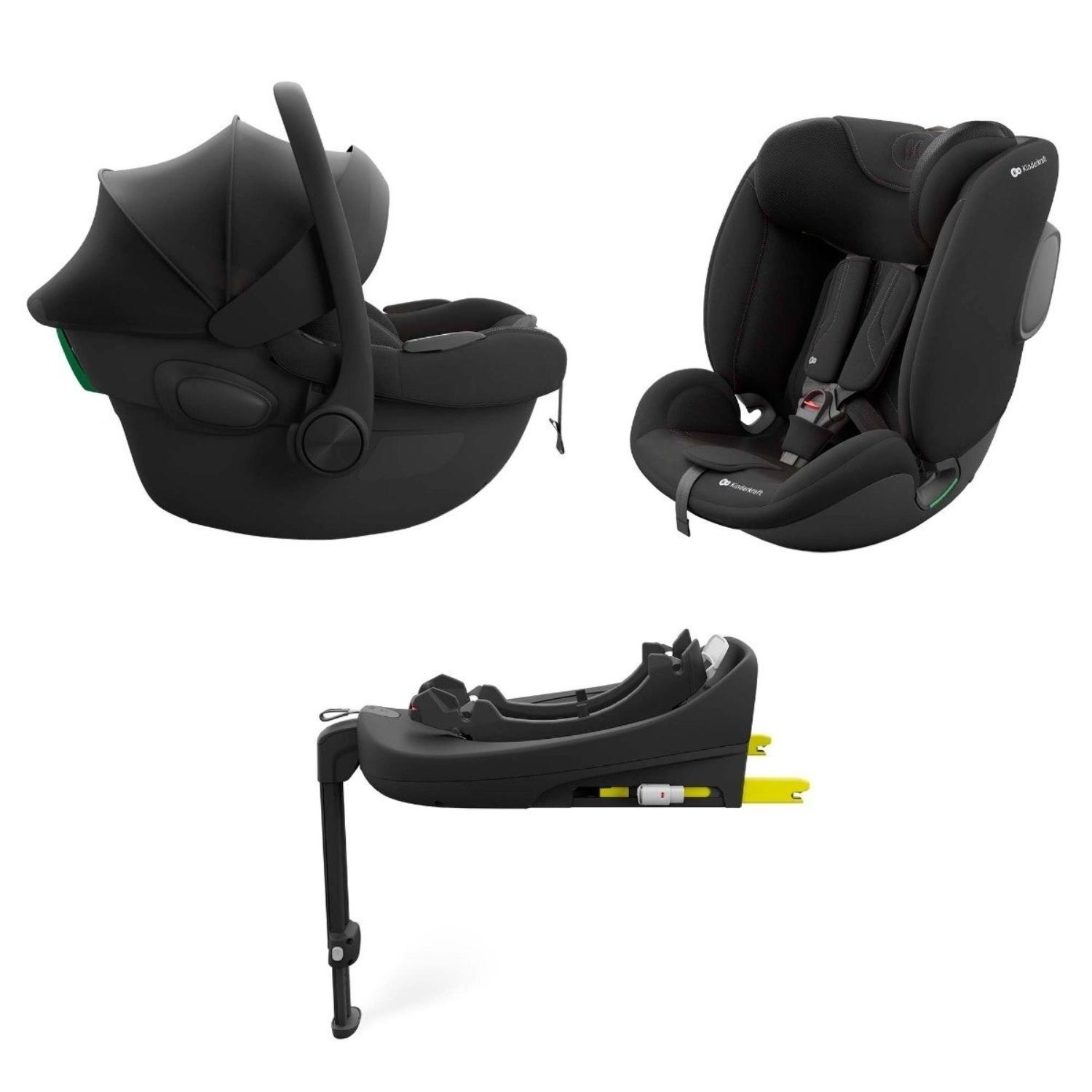 Kinderkraft a-s I-Lite,I-Fix Endura Safe+bazaBlack
