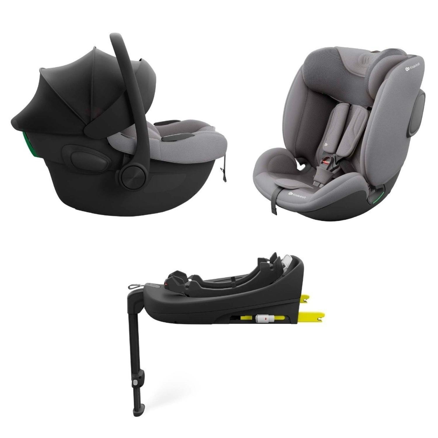 Kinderkraft a-s I-Lite,I-Fix Endura Safe+baza Grey