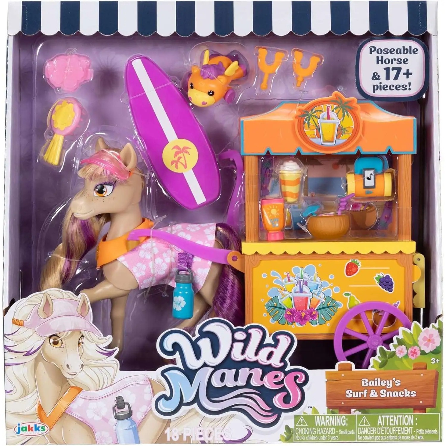 Wild manes baileys surf and snack set za igru 