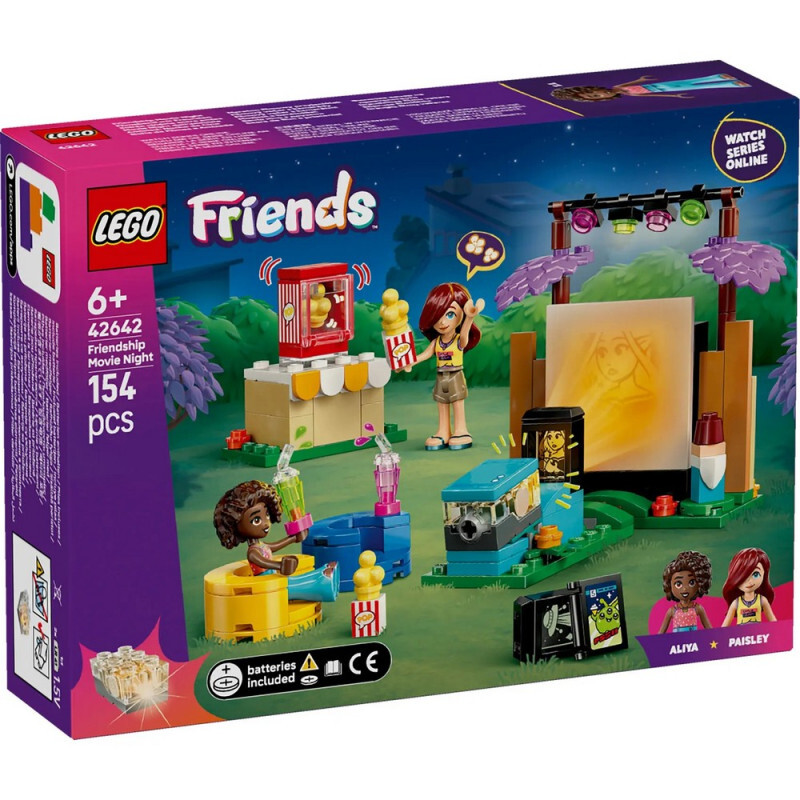 Lego friends friendship movie night 