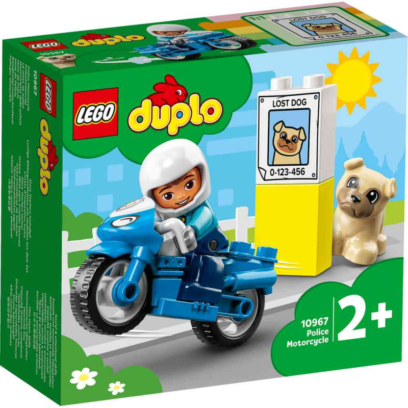 Lego duplo town police motorcycle 