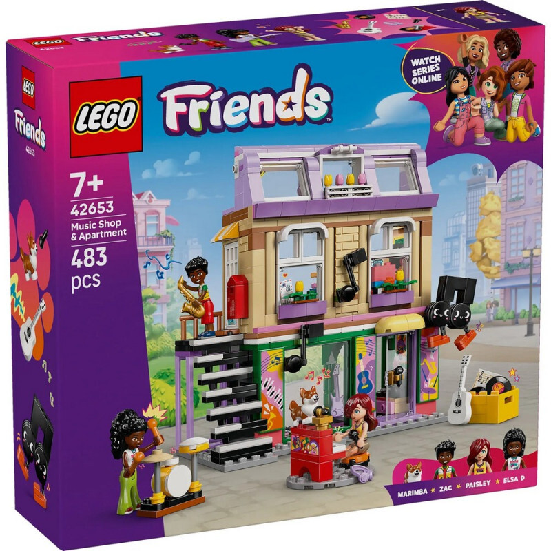 Lego friends music store & apartment