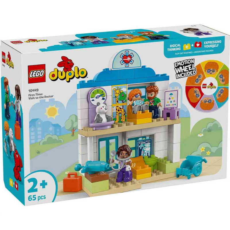 Lego duplo town first time  visit with the doctor 
