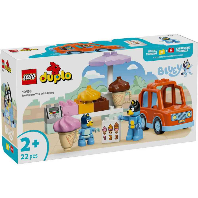 Lego duplo berry ice cream trip with bluey