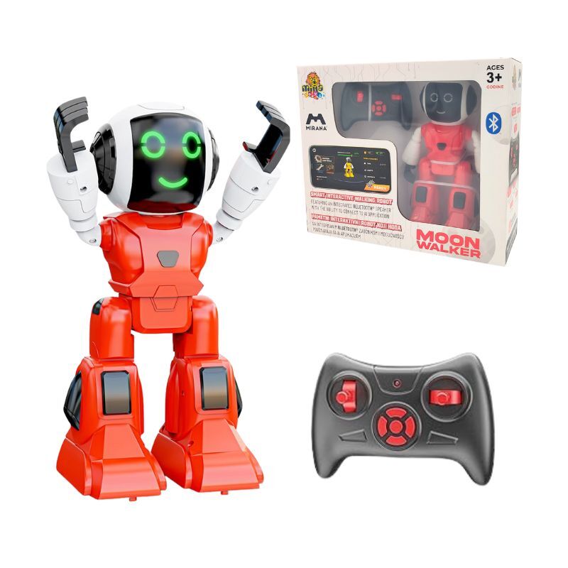 Robot moonwalker crveni