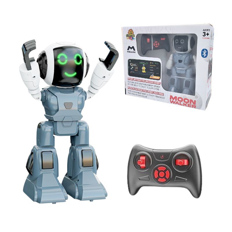 Robot moonwalker sivi
