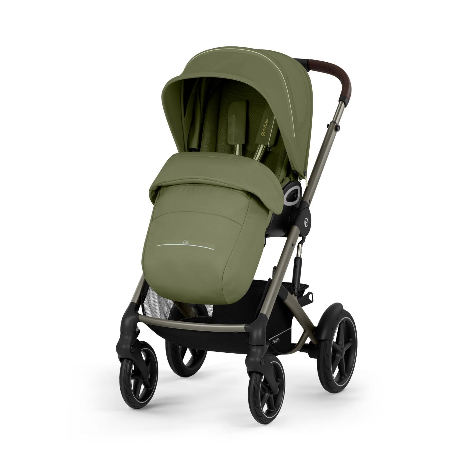 Cybex kolica Talos S Lux, Moss Green (taupe ram)