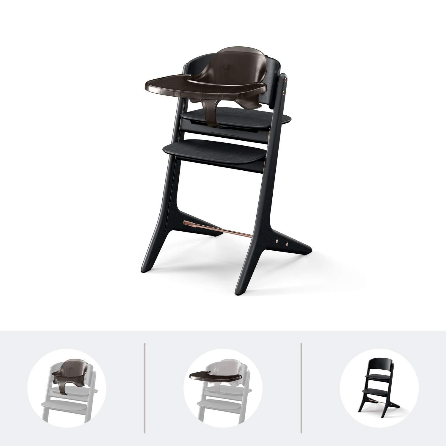 Cybex hranilica Lemo Platinum 3u1, Black Wood 