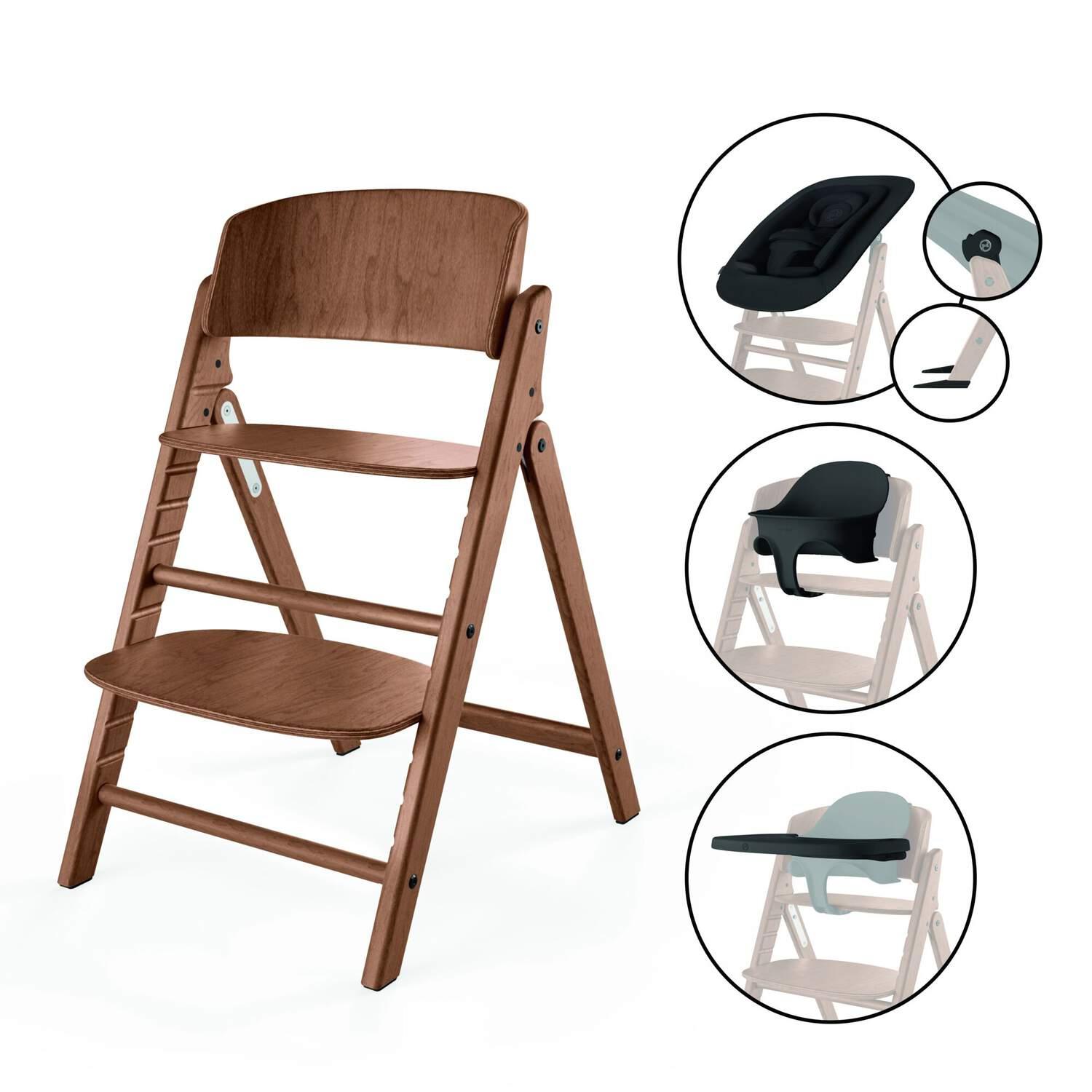 Cybex hranilica Click&Fold 4u1 All Natural Dark 