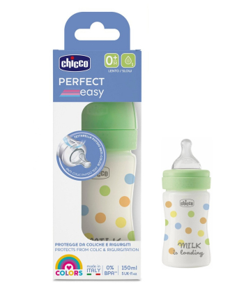 Chicco PE plastična flašica,uni,silikon,150ml 