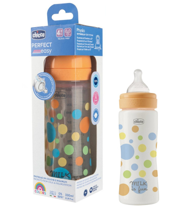 Chicco PE plastična flašica,silikon,deč.330ml