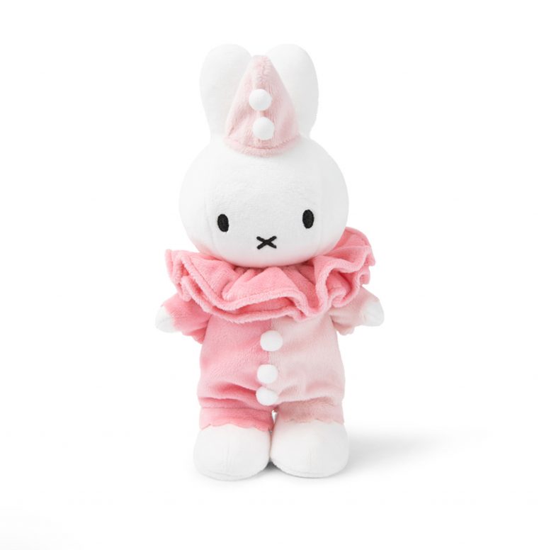 Miffy plišani zeka klovn 24cm Pink