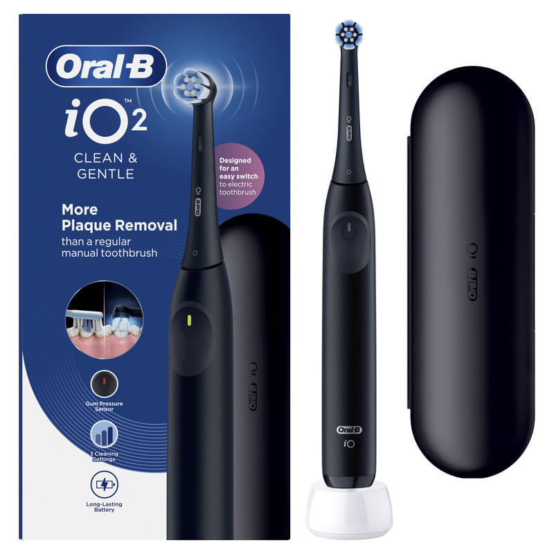 Oral-B iO 2 elek.čet. za zube, 1 glava,set, crna