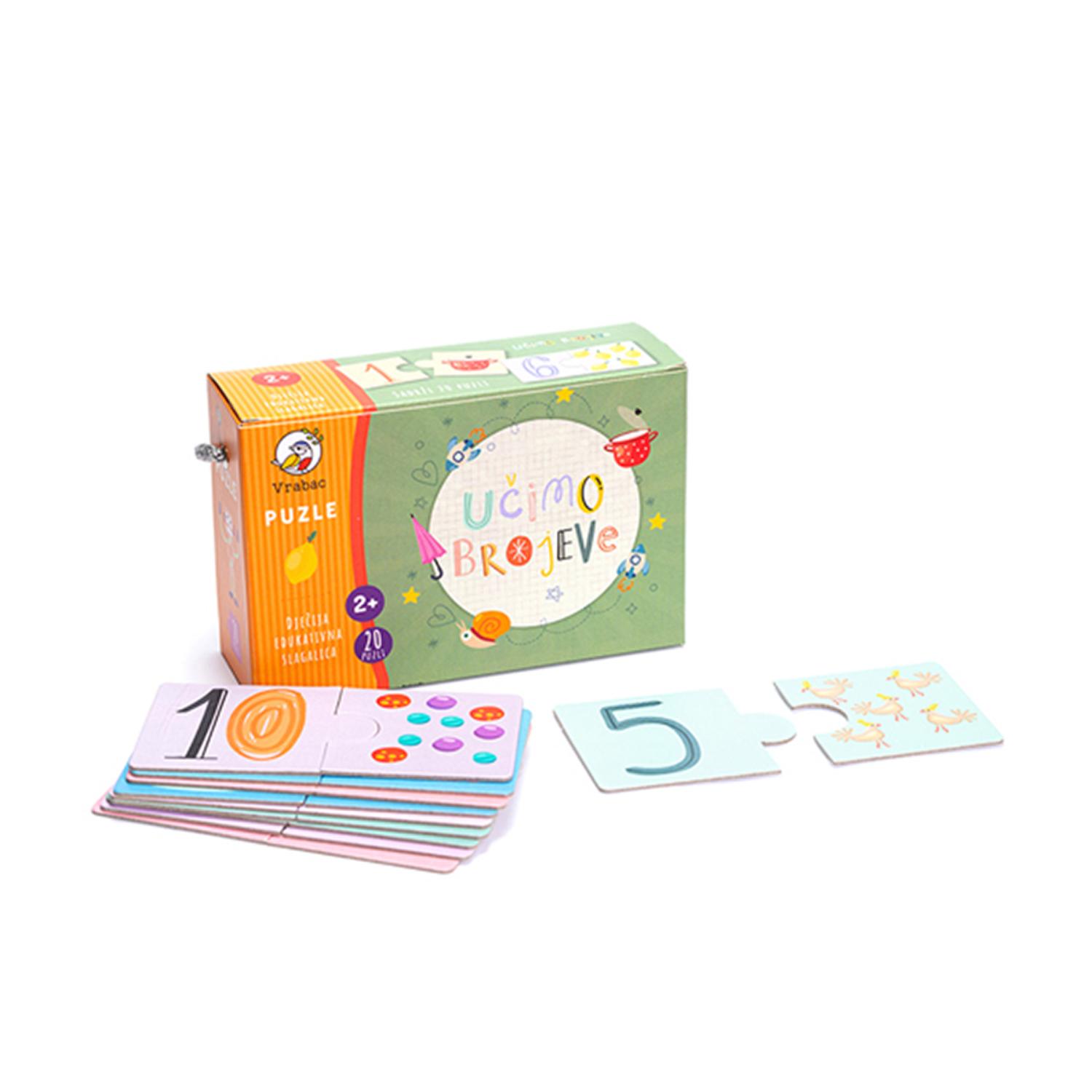 Toddler puzzle učimo brojeve 
