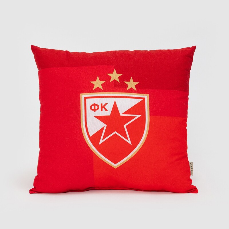 Stefan ukrasni jastuk Crven Zvezda, 40x40cm 