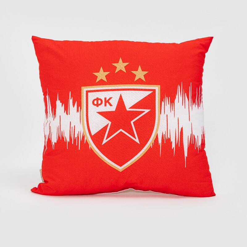 Stefan ukrasni jastuk Crven Zvezda, 40x40cm