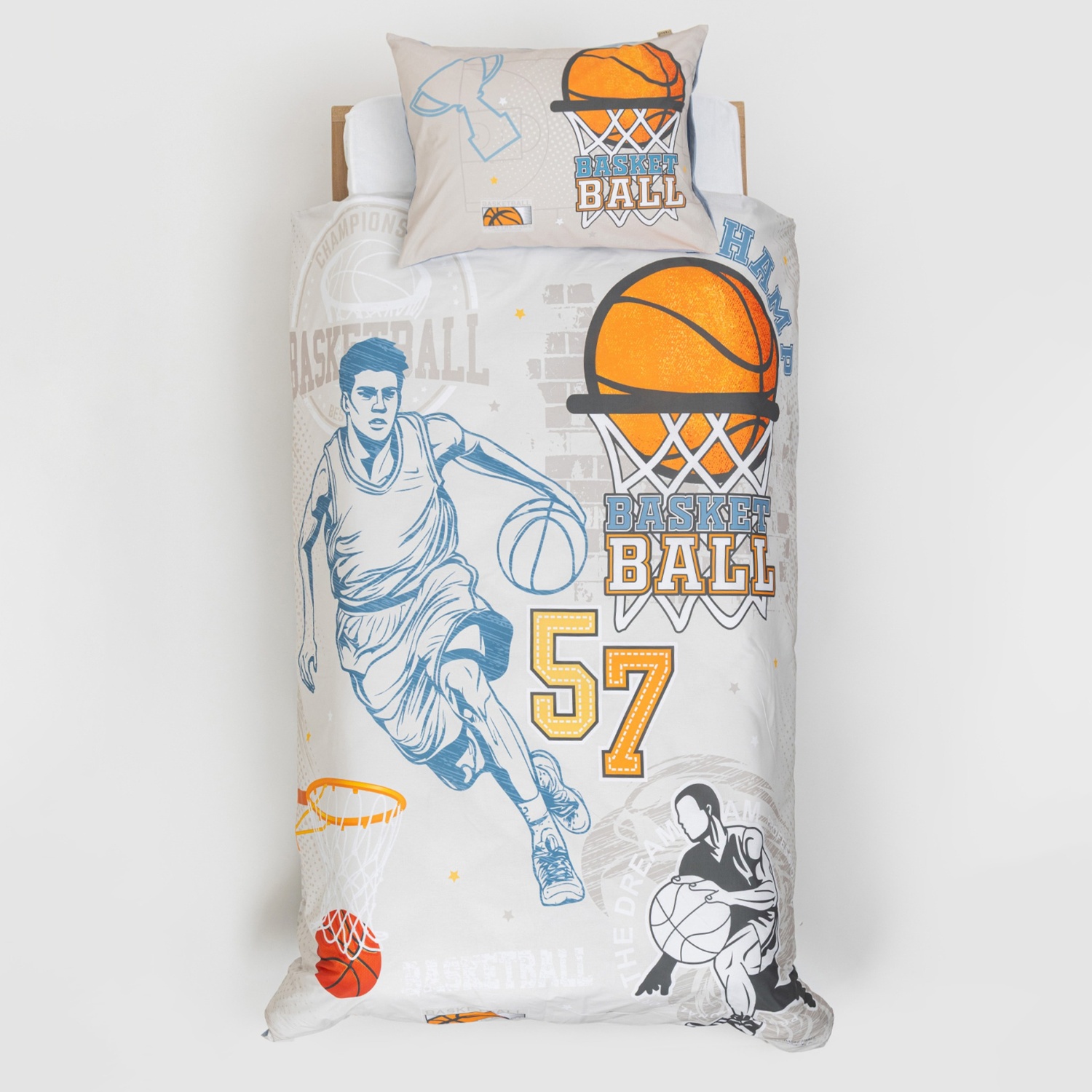 Stefan posteljina basket 2/1, 140x200