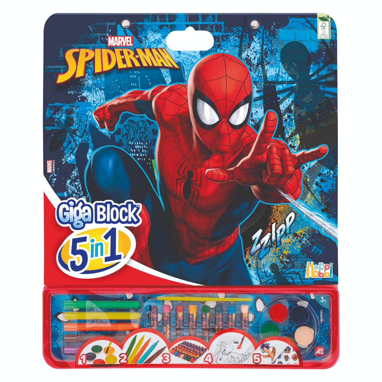 Giga blok 5u 1 Spiderman