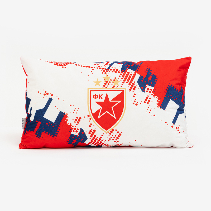 Stefan ukrasni jastuk Crven zvezda, 30x50cm 